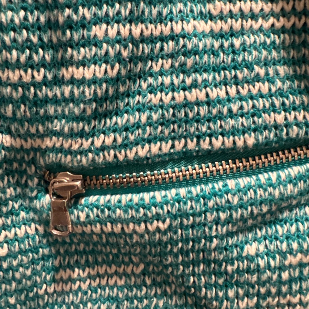 Womens Teal and White Blazer Jacket NWT - Picture 5 of 6
